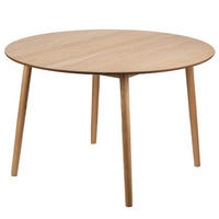 ESSTISCH Rund Braun 120 x 120 x 75 (cm) - Braun, Holz (120/120/75cm) - Nordlys