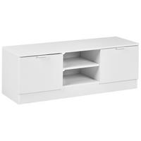 TV-MÖBEL Weiß Winnipeg - Weiß, Holzwerkstoff (102/37/35cm) - Beliani