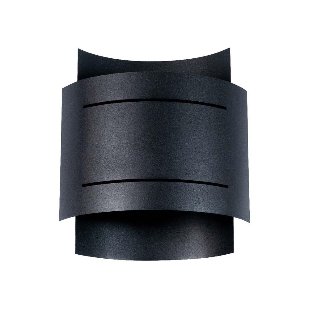 Sollux Lighting Wandleuchte Schwarz 8.5x23x21 cm