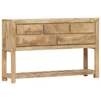 SIDEBOARD 120/30/75 Cm Massivholz Mango - Braun, Holz (30/75/120cm) - vidaXL