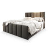 BOXBETT LAGO 180x200 cm mit Matratze und Topper - Hellgrau - Hellgrau, Holz (180/200cm) - MASSENO