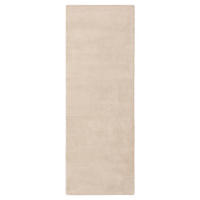 WOLLTEPPICH-LÄUFER Bent Cream 70x200 cm - Creme, Naturmaterialien/Textil (70/200cm) - benuta Nest