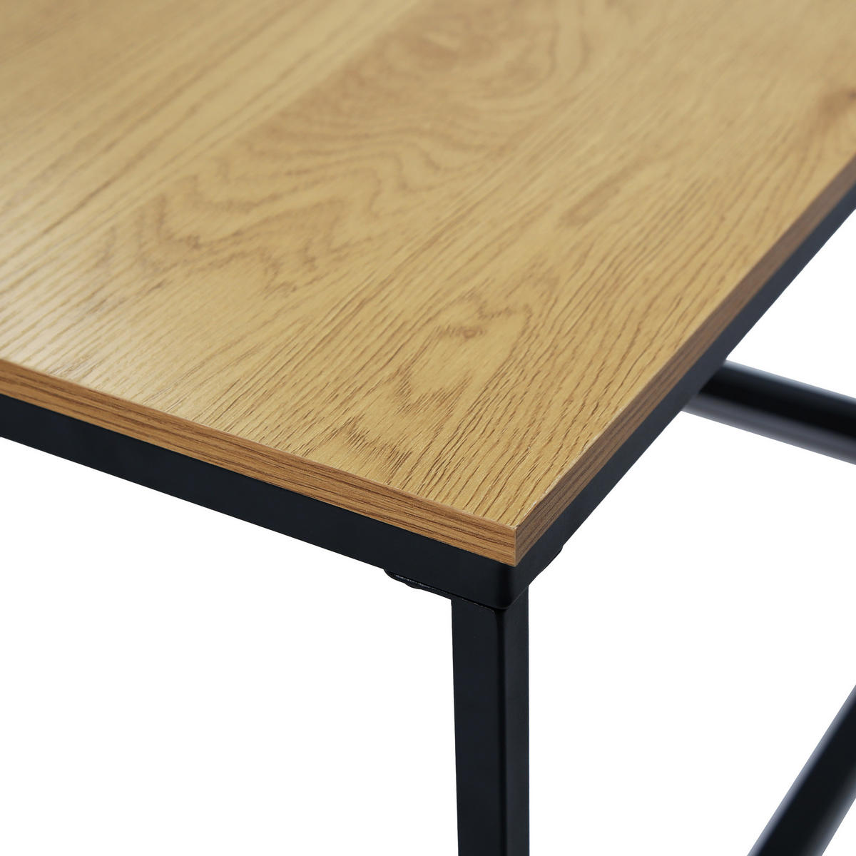 COUCHTISCH 2er Set quadratisch Eiche hell - Hellbraun, Holzwerkstoff (70/70/42cm) - Home Collective