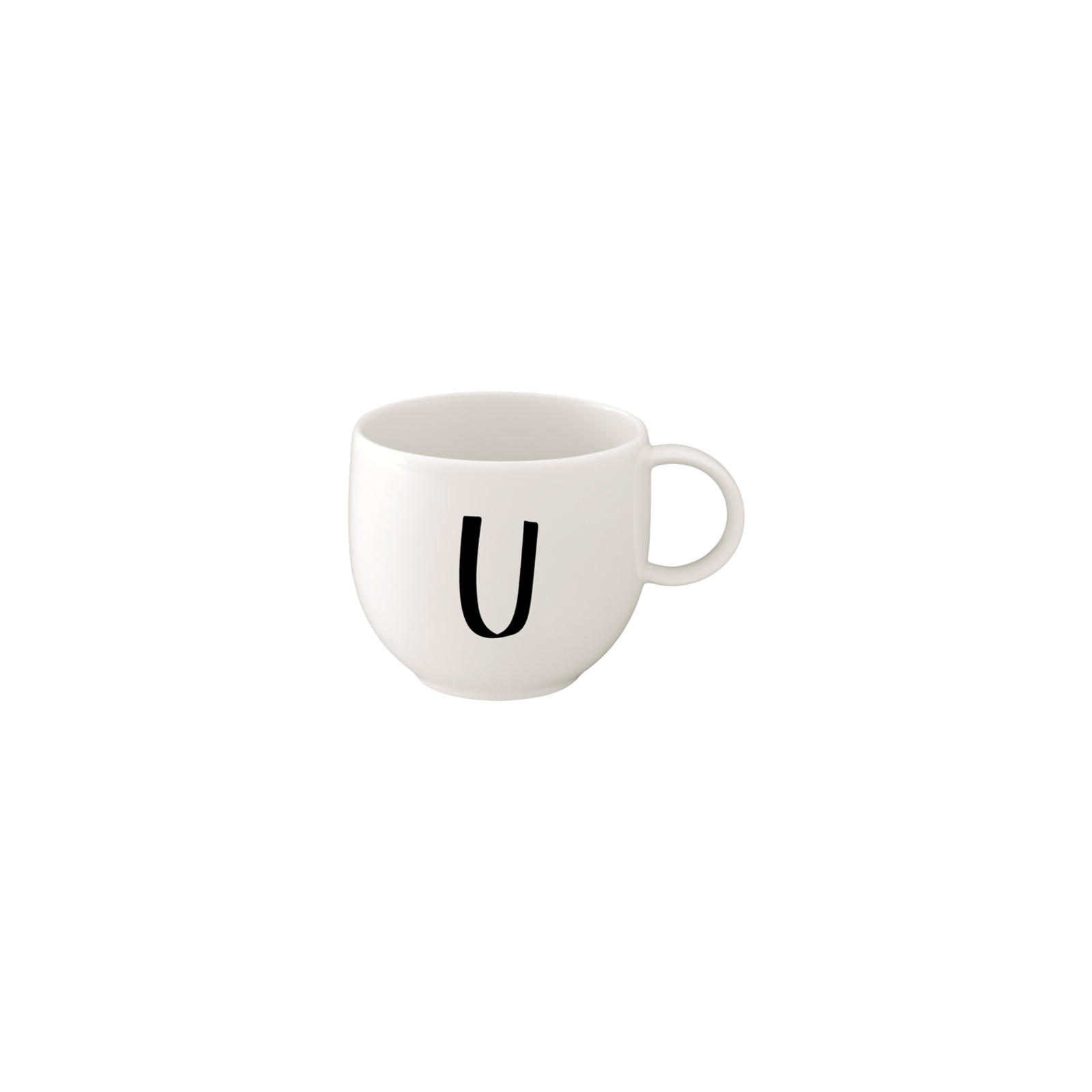 KAFFEEBECHER Letters weiß 330 ml - Weiß, Keramik (0.33L) - Villeroy & Boch