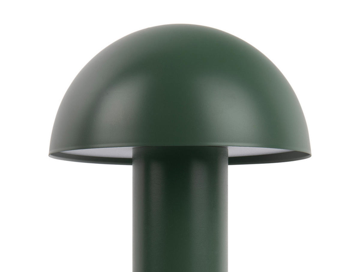 TISCHLAMPE Fuego 15/5/24 cm - Grün, Metall (15/5/24cm) - Leitmotiv