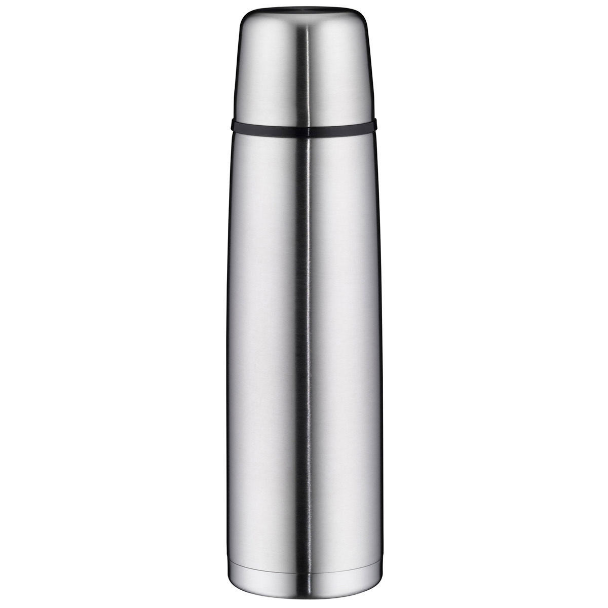 ISOLIERFLASCHE Isotherm Perfect automatic, Edelstahl, Stainless Steel Mat, 1 L - Silberfarben, Metall (1L) - Alfi