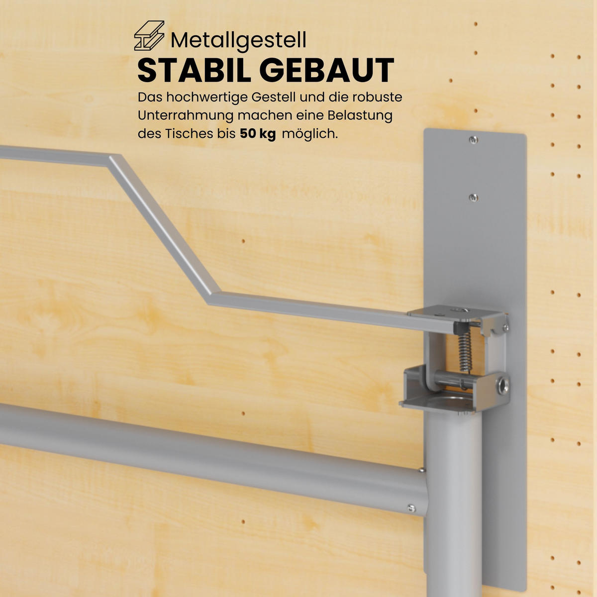 KLAPPTISCH fahrbar KF 80/160/75 cm in Weiß - Weiß, Holzwerkstoff (80/160/75cm) - bümö