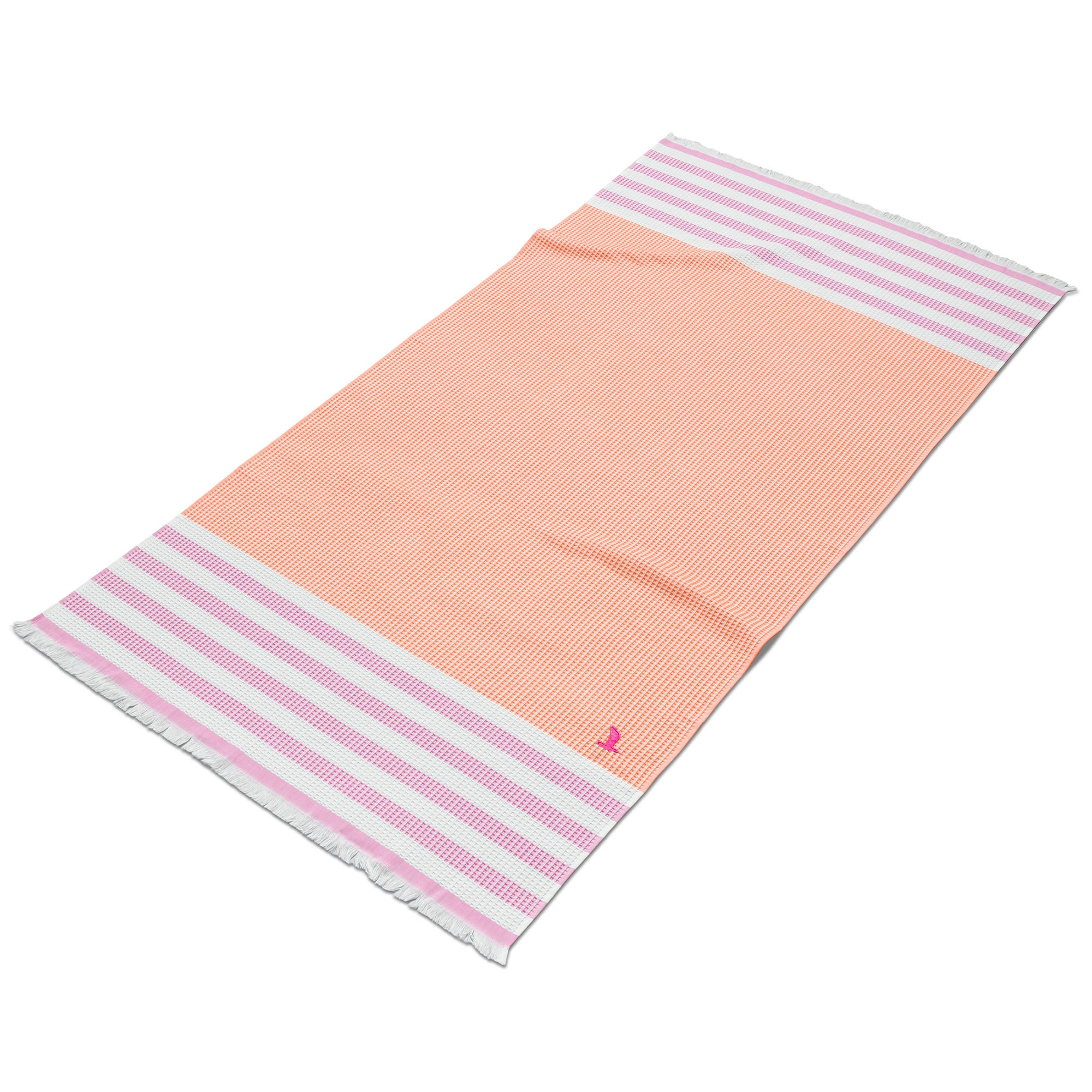 STRANDTÜCHER SUMMER DAYLIGHT ORANGE/PINK - 021 - Orange, Textil (90/180cm) - MÖVE