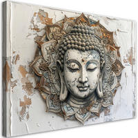 LEINWANDBILD Zen und Orientalisch 90x60cm - Beige, Textil (90/60cm) - Feeby