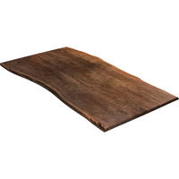 TISCHPLATTE MILO - Braun/Naturfarben, Akazienholz/Holz (100/300/4cm) - SAM