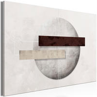 KUNSTDRUCK Grau 60/40 cm - Beige/Grau, Textil (60/40cm) - KUNSTLOFT