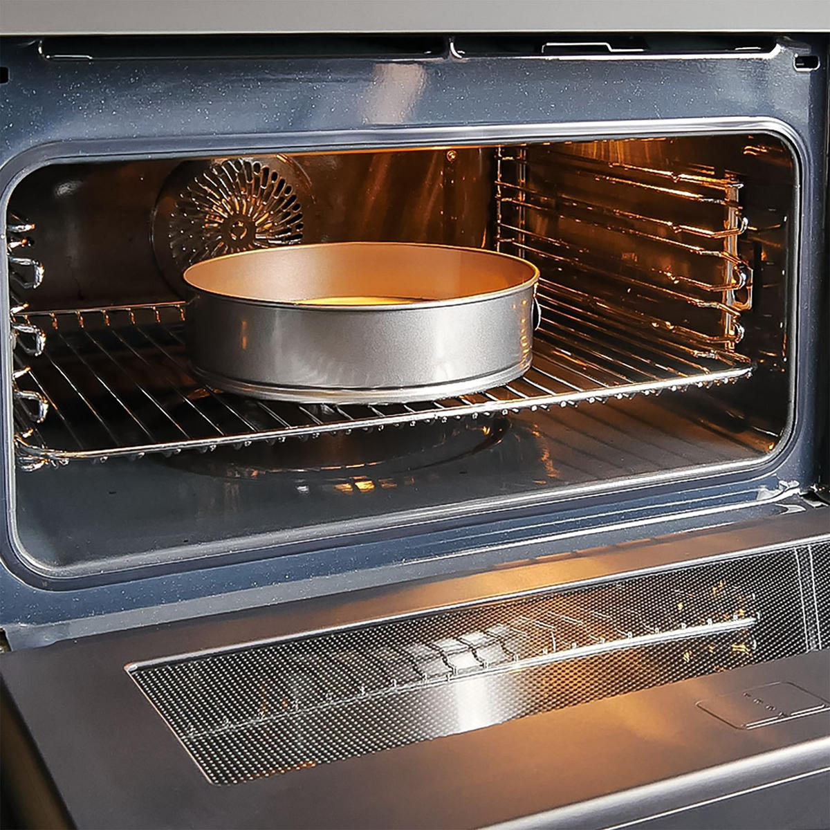 SPRINGFORMEN-SET (4-tlg.) - Grau, Metall (27/6.5/27cm) - Intirilife