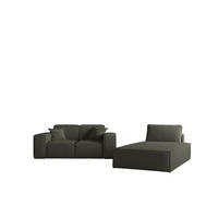 SOFA Sezlong Celes Premium 2er-set - Jadegrün, Holzwerkstoff/Textil (110/95/194cm) - Fun Möbel