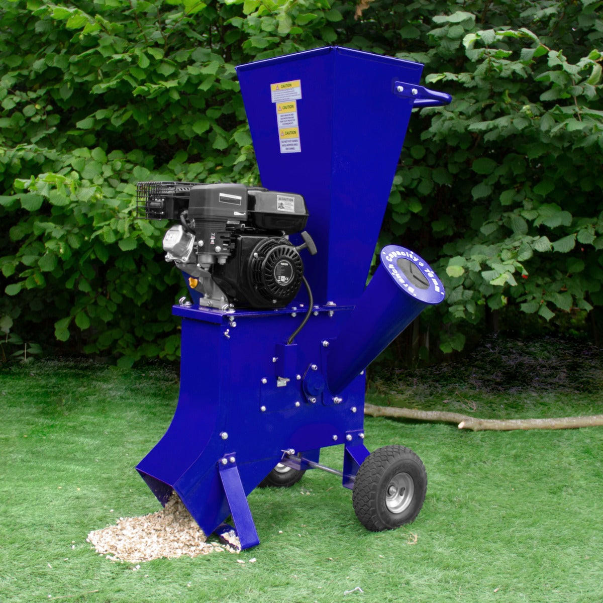 HOLZSPALTER 5T 370mm & 15 PS Holzhackmaschine - Blau, Metall (74/134/94cm) - T-Mech