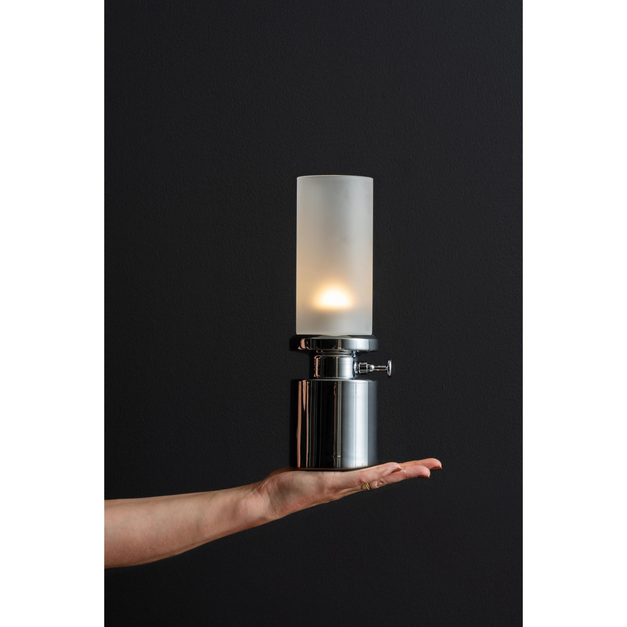 TISCHLAMPE Camp LED Silber 9/9/29.5 cm - Silberfarben, Metall (9/9/29.5cm) - Leitmotiv