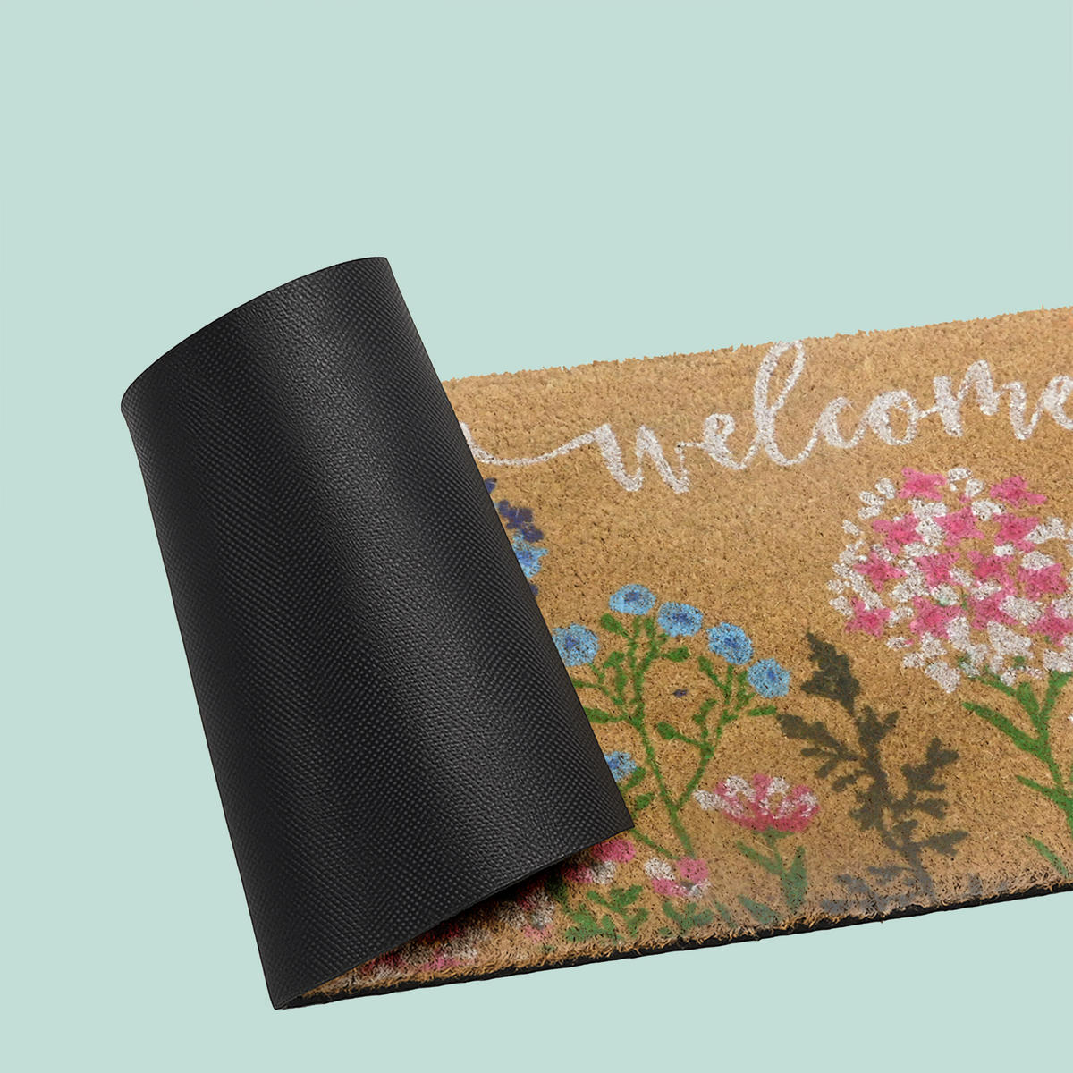 FUSSMATTE - Multicolor, Kunststoff/Textil (60/40cm) - Relaxdays