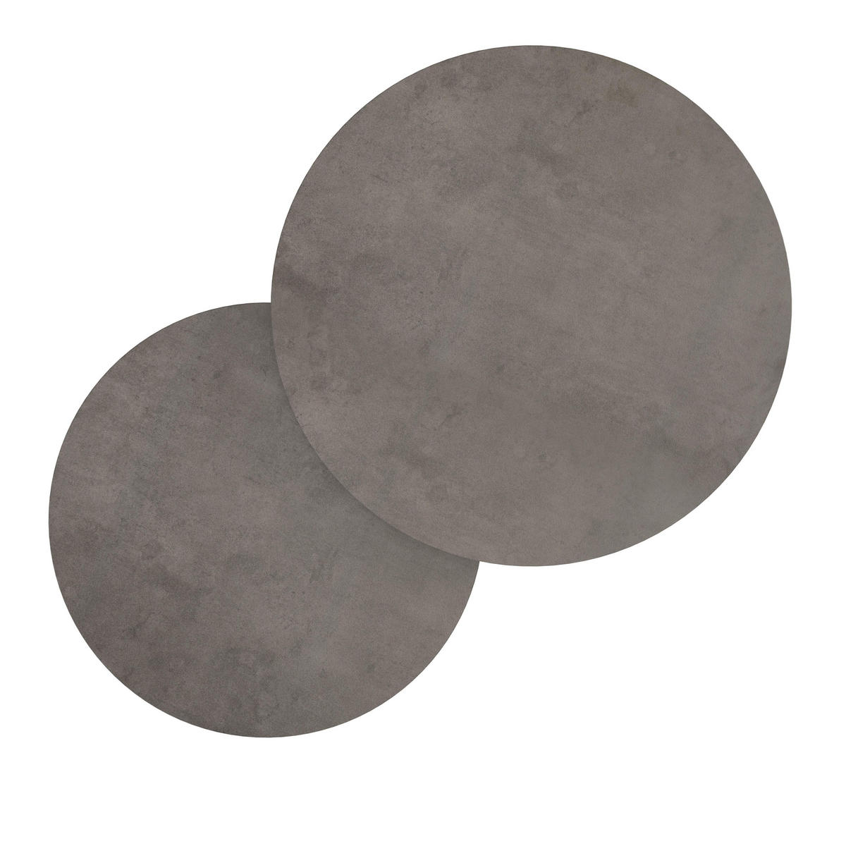 LOUNGEGARNITUR Malou Grau Outdoorstoff/Metall +Abdeckung - Dunkelgrau, Metall