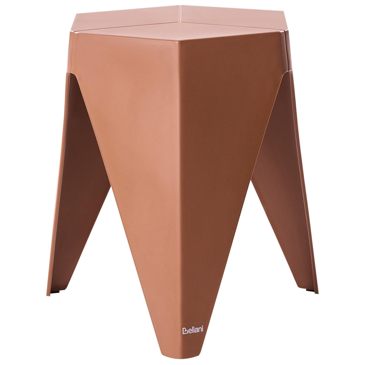GARTENHOCKER 4er-Set Hellgrün Karavos - Pink/Rot, Kunststoff (36/45/32cm) - Beliani