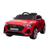 KINDER ELEKTROAUTO, Schwarz/Rot/Weiß, Kunststoff+ Stahl - Rot, Metall (108/60/47cm) - HOMCOM