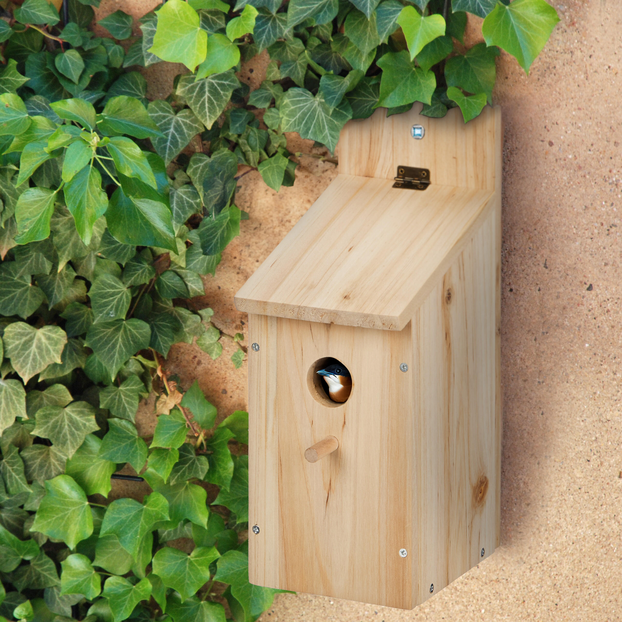 NISTKASTEN - Hellbraun, Holz (11.5/29.5/17cm) - Relaxdays