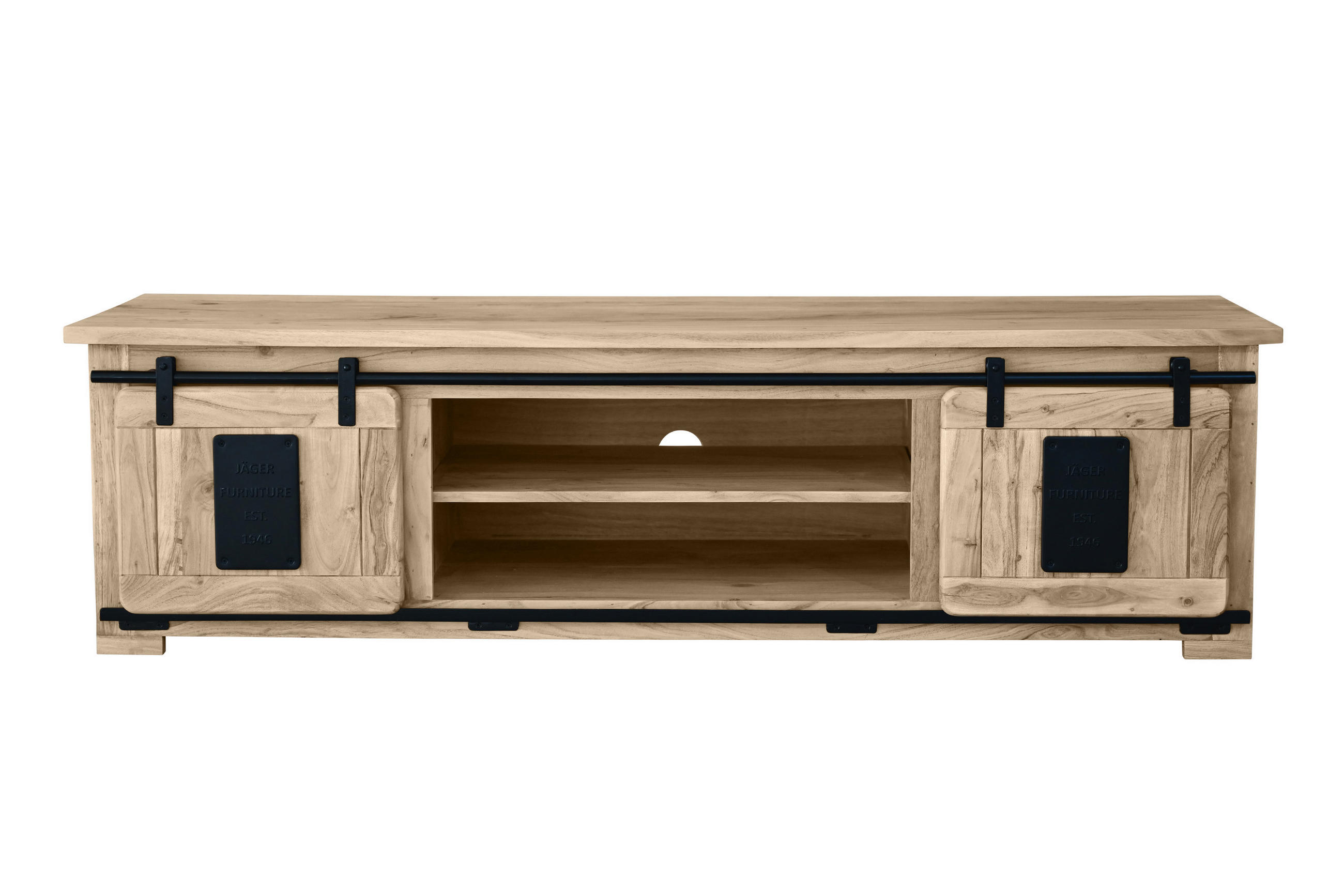 LOWBOARD LIBRO - Beige, Holz (180/55/50cm) - SAM