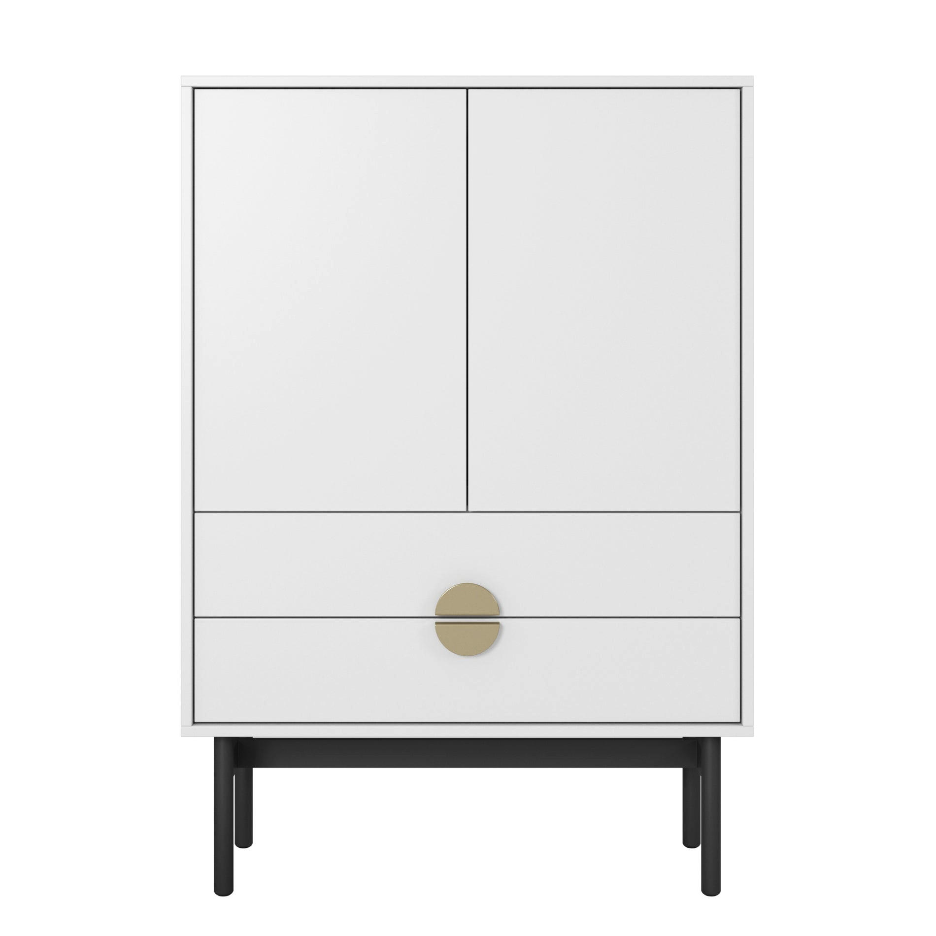 Selsey VYSOKÁ KOMODA Stoon II 2-dveřová 85 cm