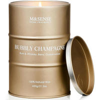 DUFTKERZE Bubbly Champagne 600g - Goldfarben, Metall (13cm)