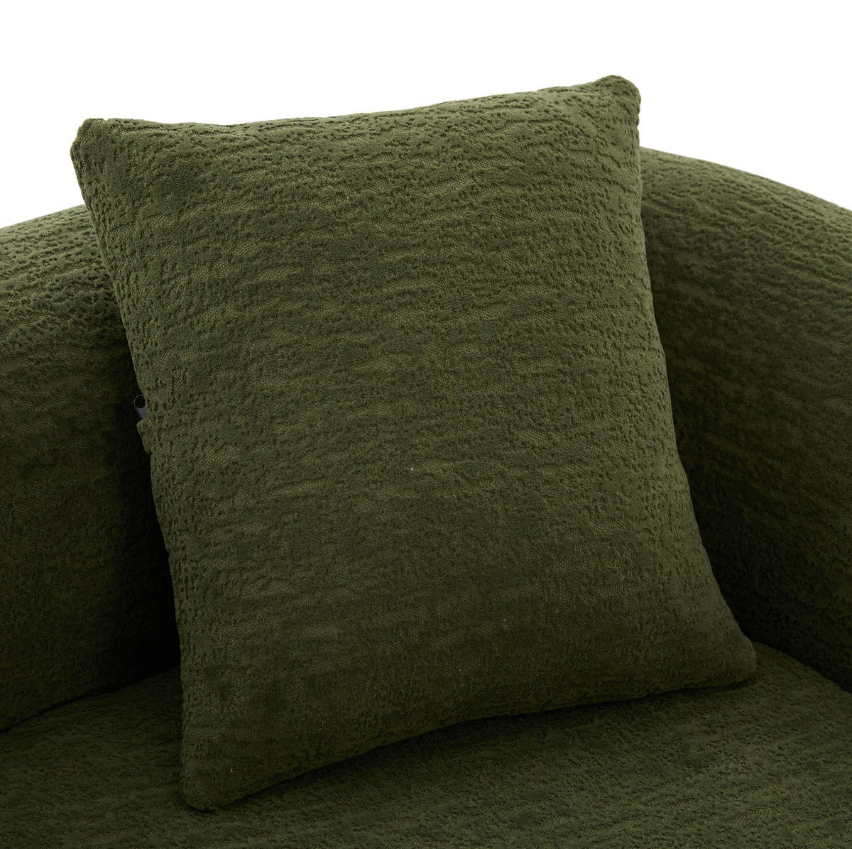 SCHLAFSOFA 157/84/65 cm aus Chenille mit Klappfunktion Grün - Grün, Textil (84/65/157cm) - Modenvie