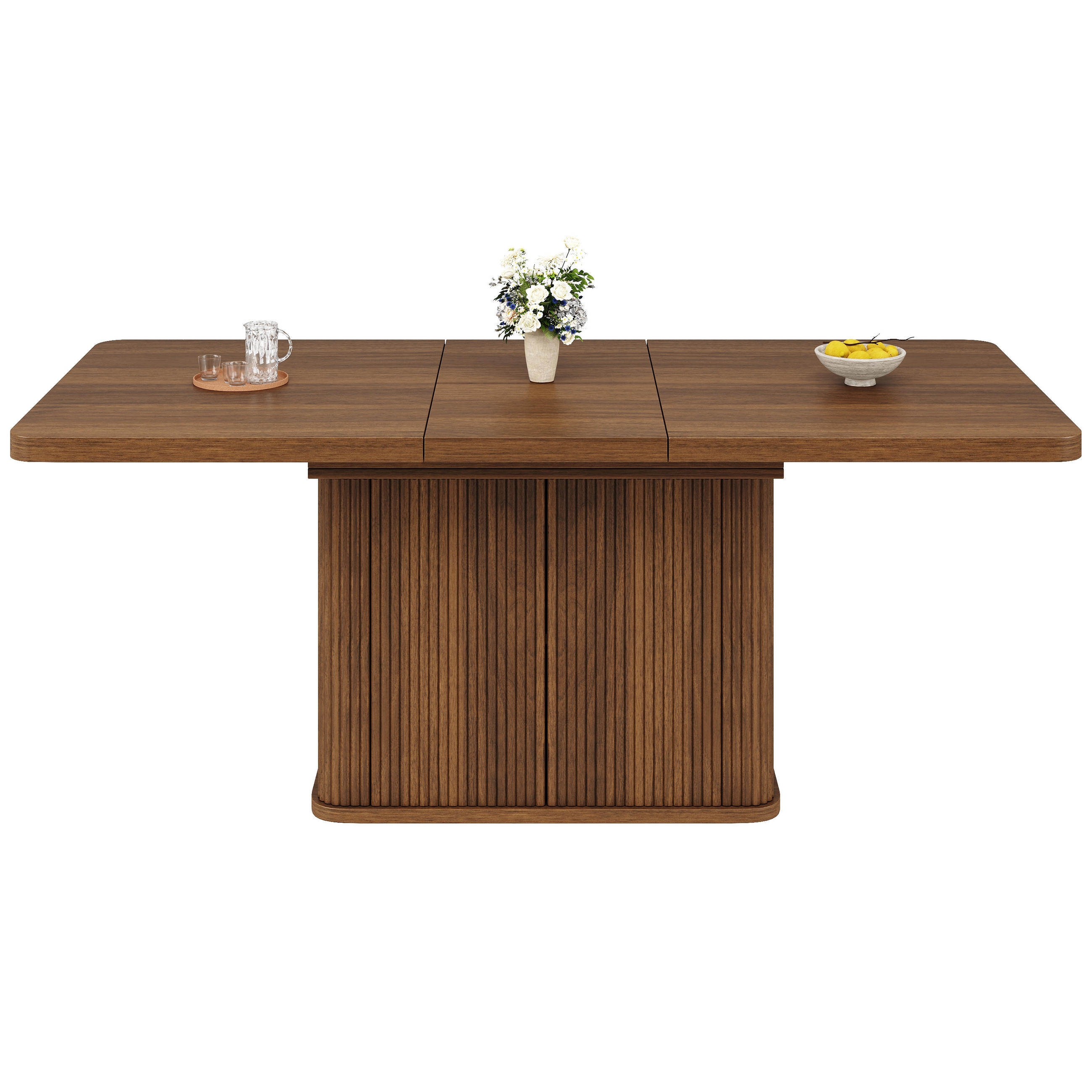 XXXLutz Esstisch Braun 80x76.5x180 cm
