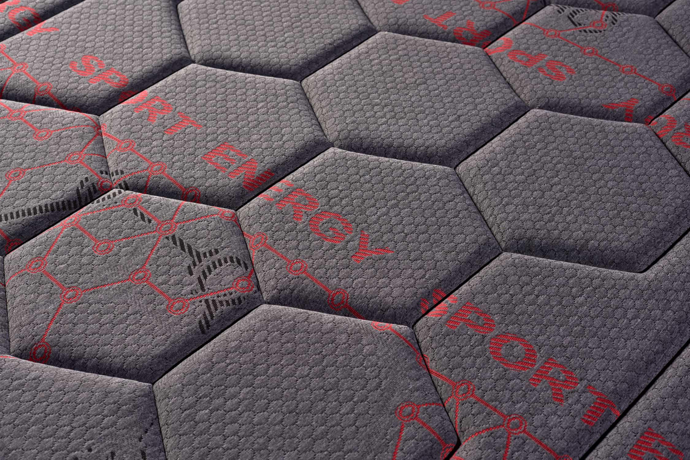 MATRATZE Hexaflex Moon 27cm., 180x200cm - Schwarz, Textil (180/200cm) - Moonia