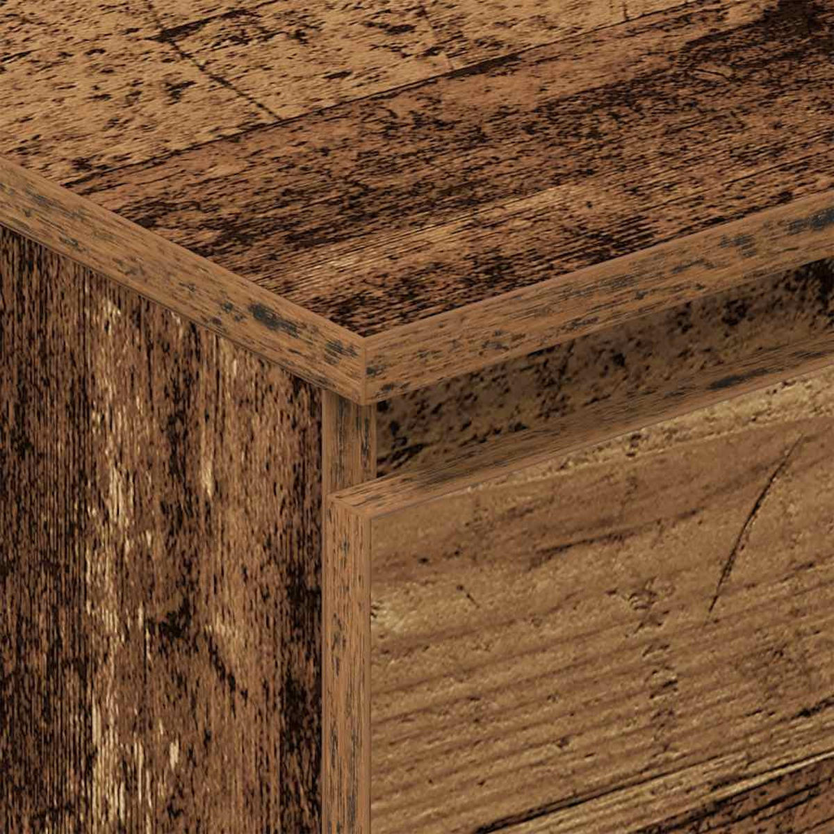 SIDEBOARD Altholz-Optik 60/35/98,5 Cm Holzwerkstoff - Braun, Holzwerkstoff (35/98.5/60cm) - vidaXL