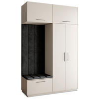 GARDEROBENSCHRANK REMA 150/240/60 cm Modern Kaschmir - Kaschmir, Holzwerkstoff (150/240/60cm) - MASSENO