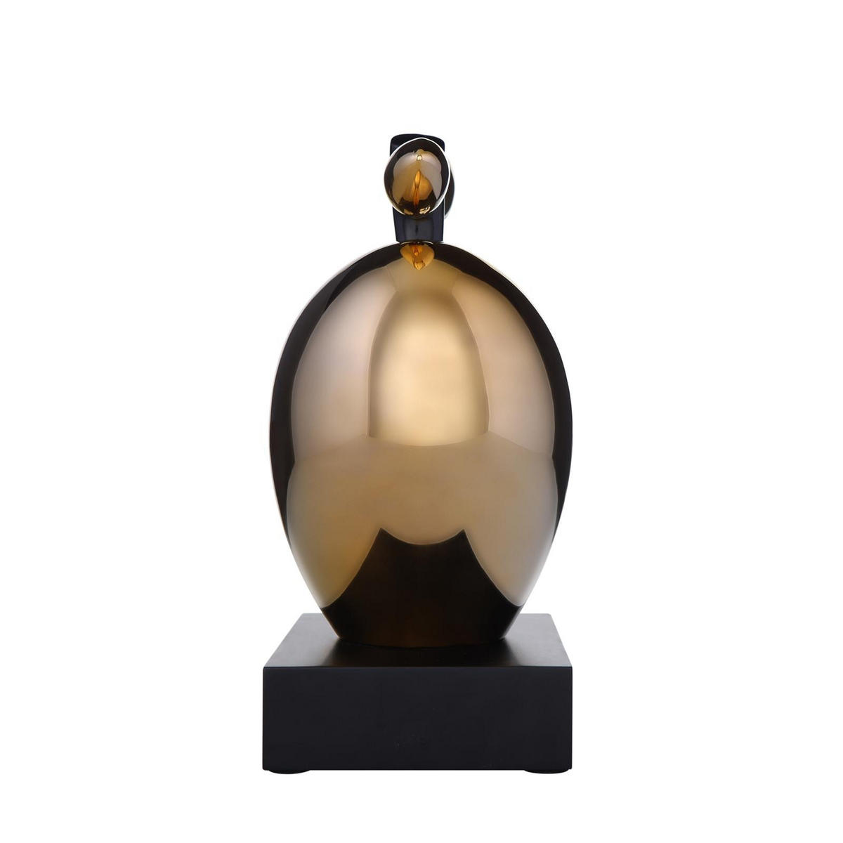 DEKO-OBJEKT APFEL "21 CARAT" Studio 8 Art & Apple gold 28 cm - Goldfarben, Keramik (14/28/24.5cm) - Goebel