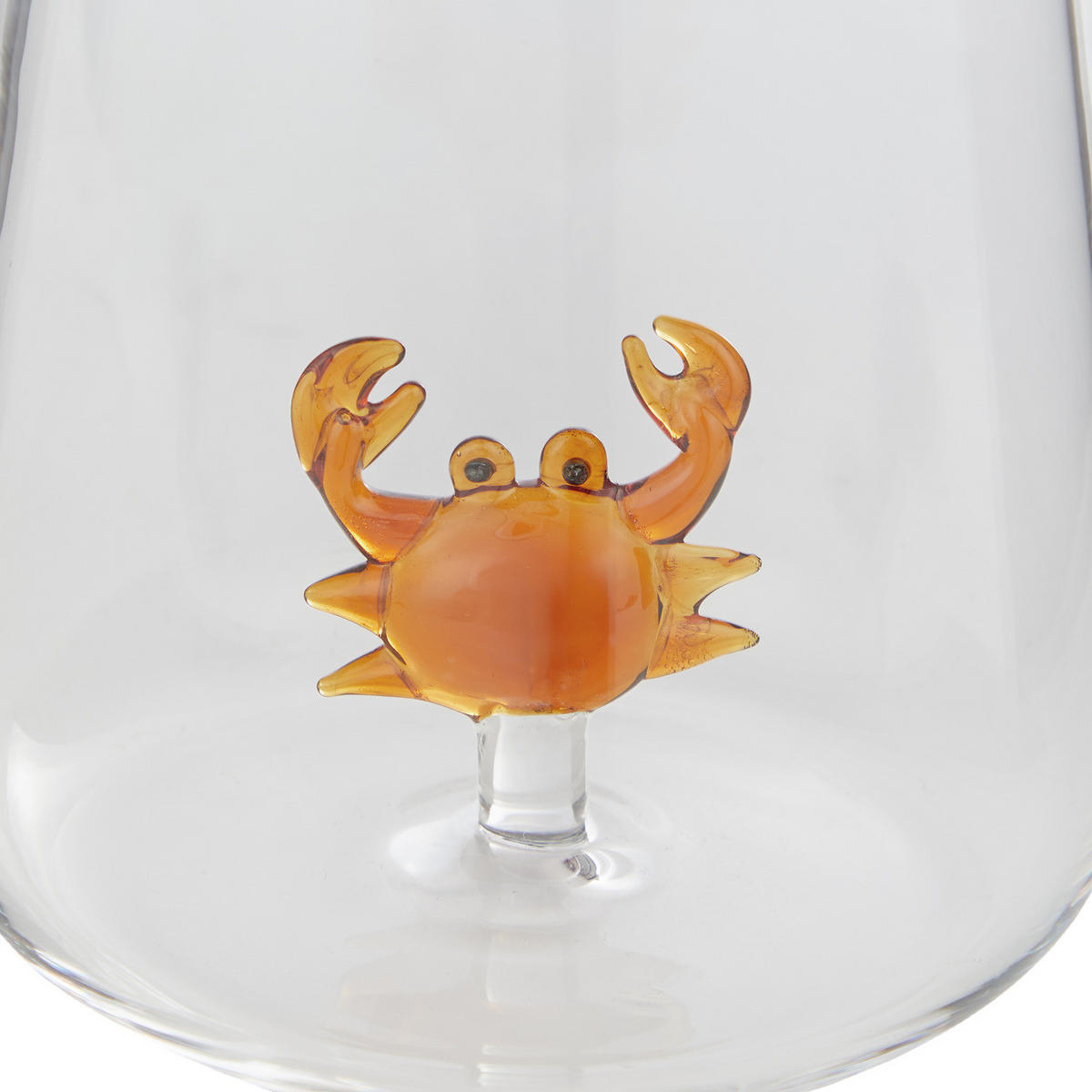 TRINKGLAS Sunn Joy mit Krabbe - Transparent, Glas (0.4L) - Butlers
