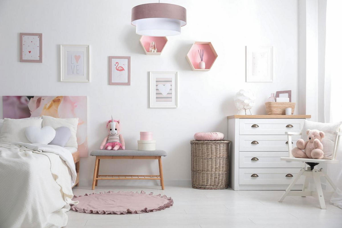 HÄNGELEUCHTE Rosa 60/20 cm - Pink/Weiß, Kunststoff (60/1/20cm) - ONZENO