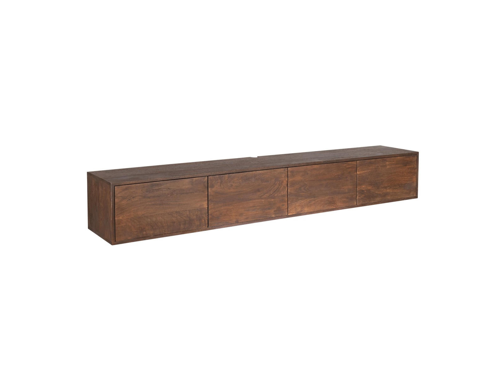 LOWBOARD Quantum Mangoholz 200 cm / 35 cm Braun - Braun, Holz (200/30/35cm) - Villa Möbel
