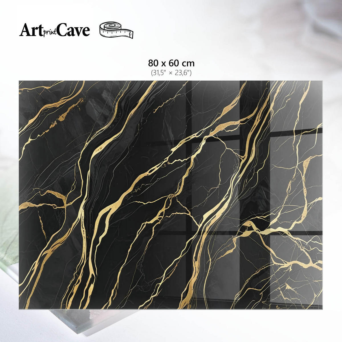 GLASPLATTE 80x60 cm – Elegante Struktur - Pink, Glas (0.4/80/60cm) - ArtPrintCave