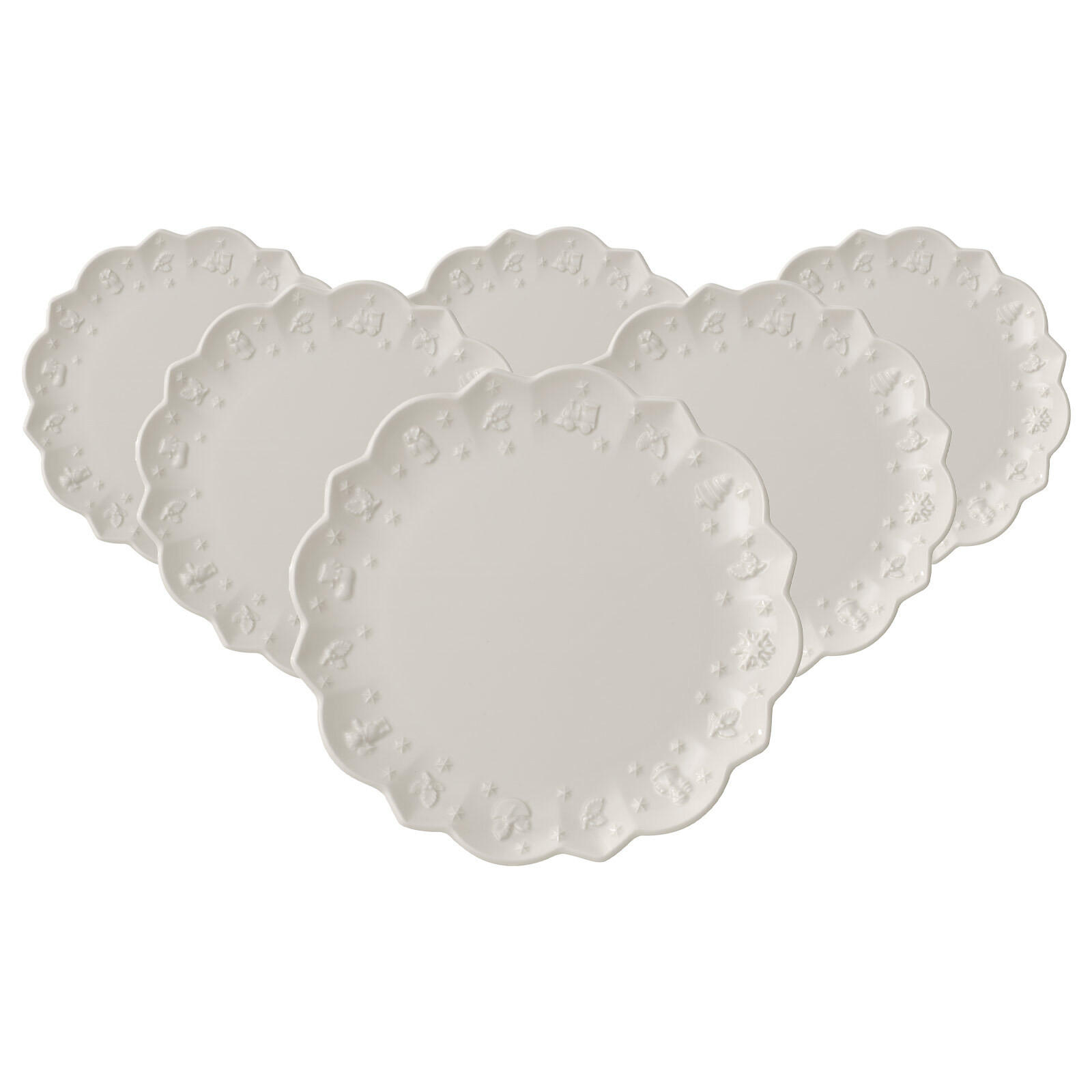 FRÜHSTÜCKSTELLER Toy's Delight Royal Classic weiß ø 23,3 cm 6er Set - Weiß, Keramik (23.3cm) - Villeroy & Boch