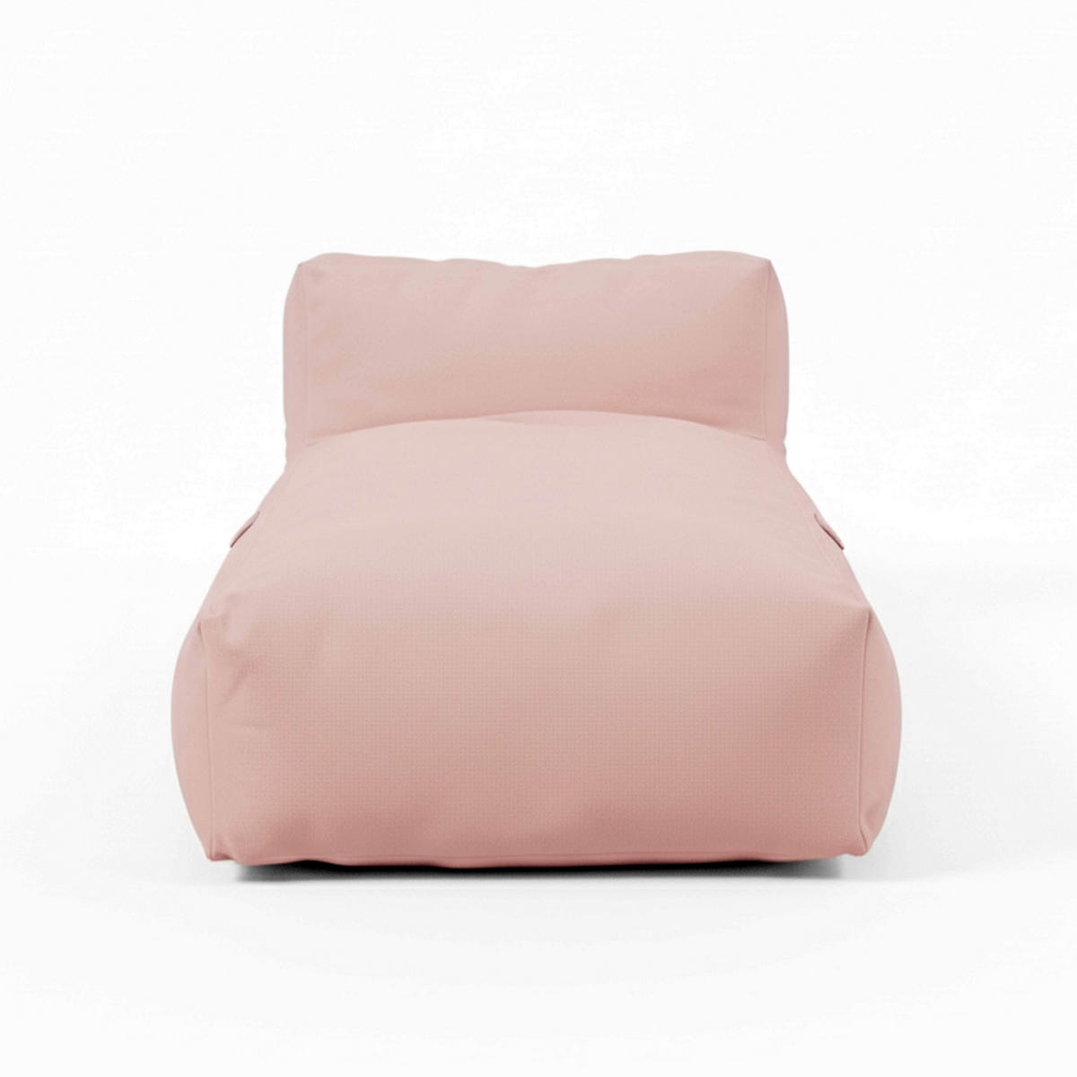 CHAISELONGUE, Puderrosa - Pink, Textil (85/65/160cm) - Oviala