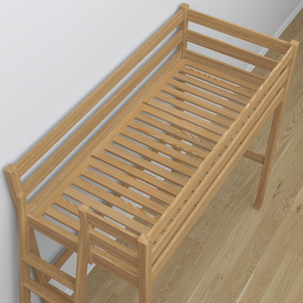 HOCHBETT N02 Eiche Natur 80/180 - Eiche Artisan, Naturmaterialien/Holz (80/180cm) - N-Wood