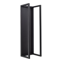 BRENNHOLZSTÄNDER Festes Schwarz - Schwarz, Metall (30/95/25cm) - LOFT42