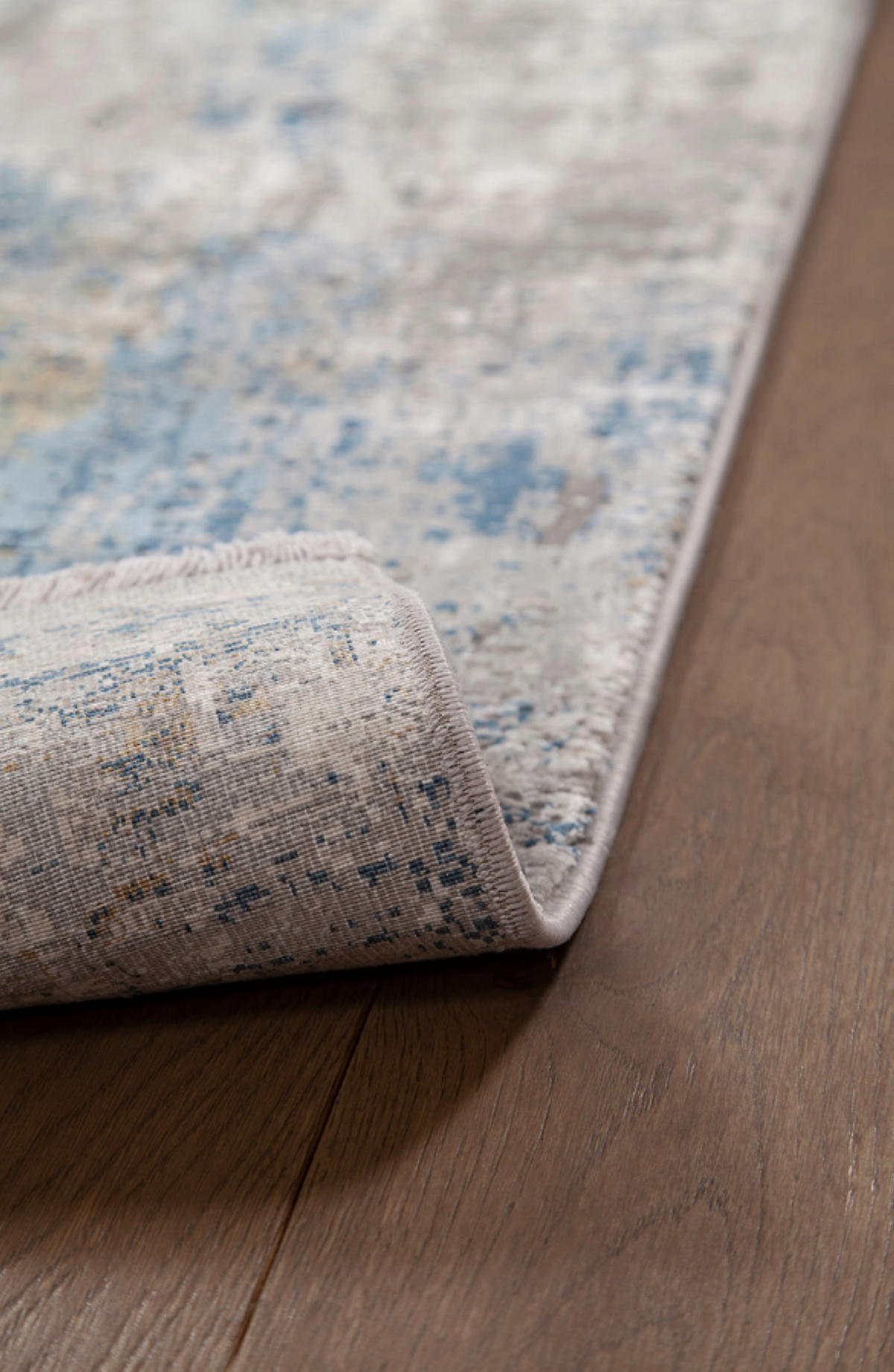 TEPPICH modern Wohn-/Schlafzimmer Viskose LINCOLN Blau 200x300 cm - Blau, Textil (200/300cm) - Novatrend