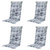 GARTENSTUHLKISSEN Tess 123/50 cm 4er-Set - Hellgrün, Textil (50/7/123cm) - Madison