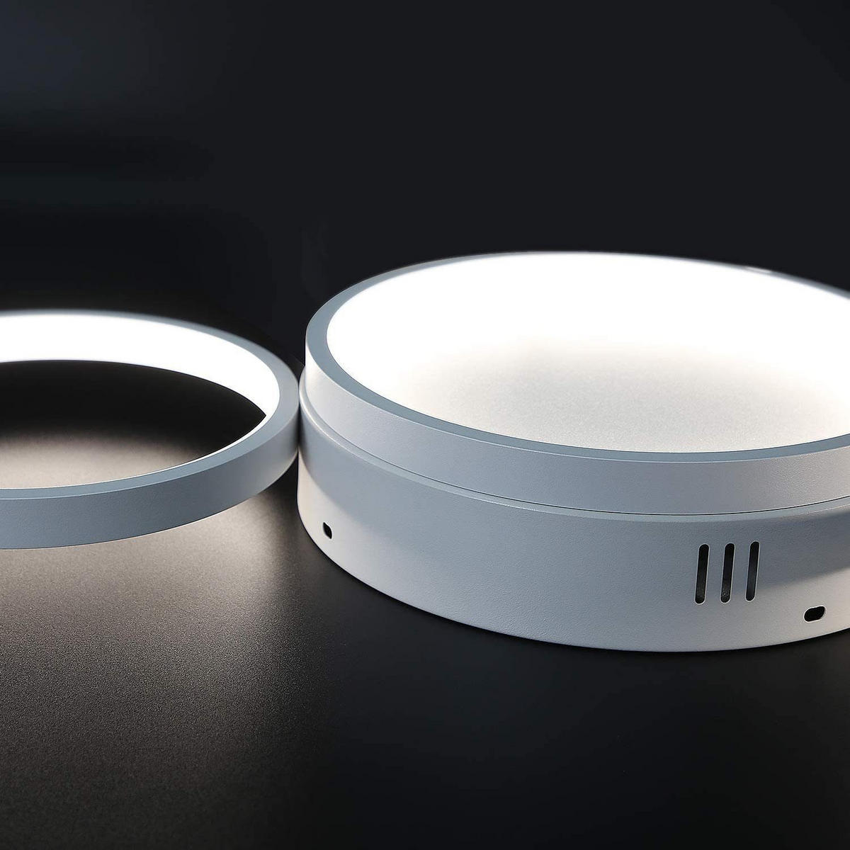 LED-DECKENLEUCHTE Molekül 62/47/7 cm - Weiß, Metall (62/47/7cm) - Nettlife