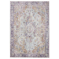 VINTAGE-TEPPICH George waschbar 120x170 cm - Lila/Multicolor, Kunststoff (120/170cm) - benuta