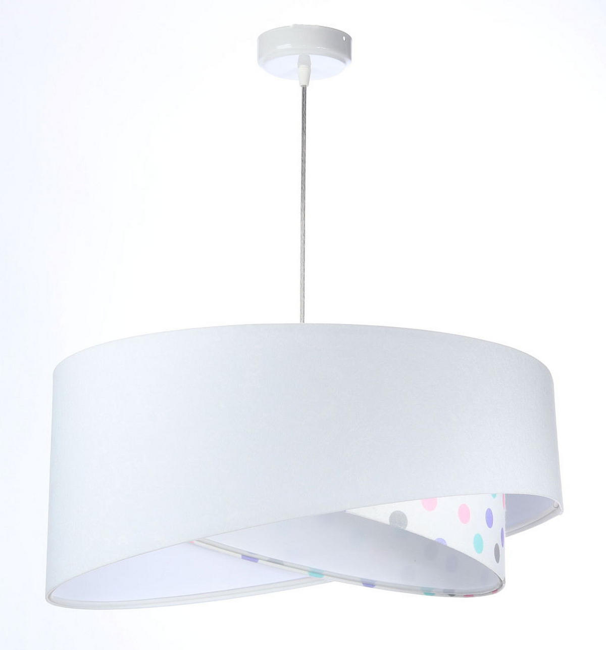 HÄNGELEUCHTE Weiß 50/23 cm - Weiß, Kunststoff (50/1/23cm) - ONZENO