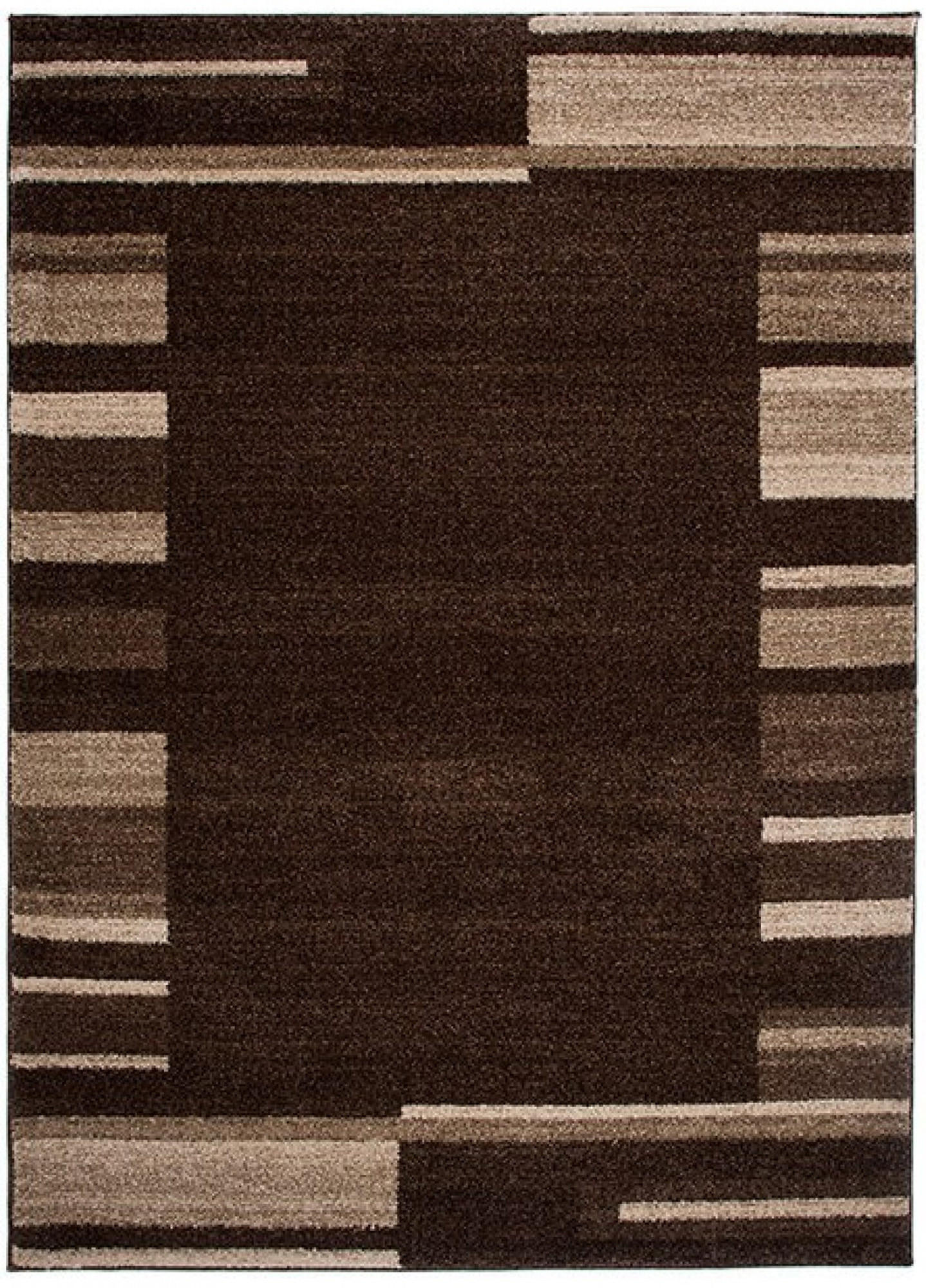 TEPPICH SARI Dunkelbraun 190/270 cm - Dunkelbraun, Textil (190/270cm) - Tapiso