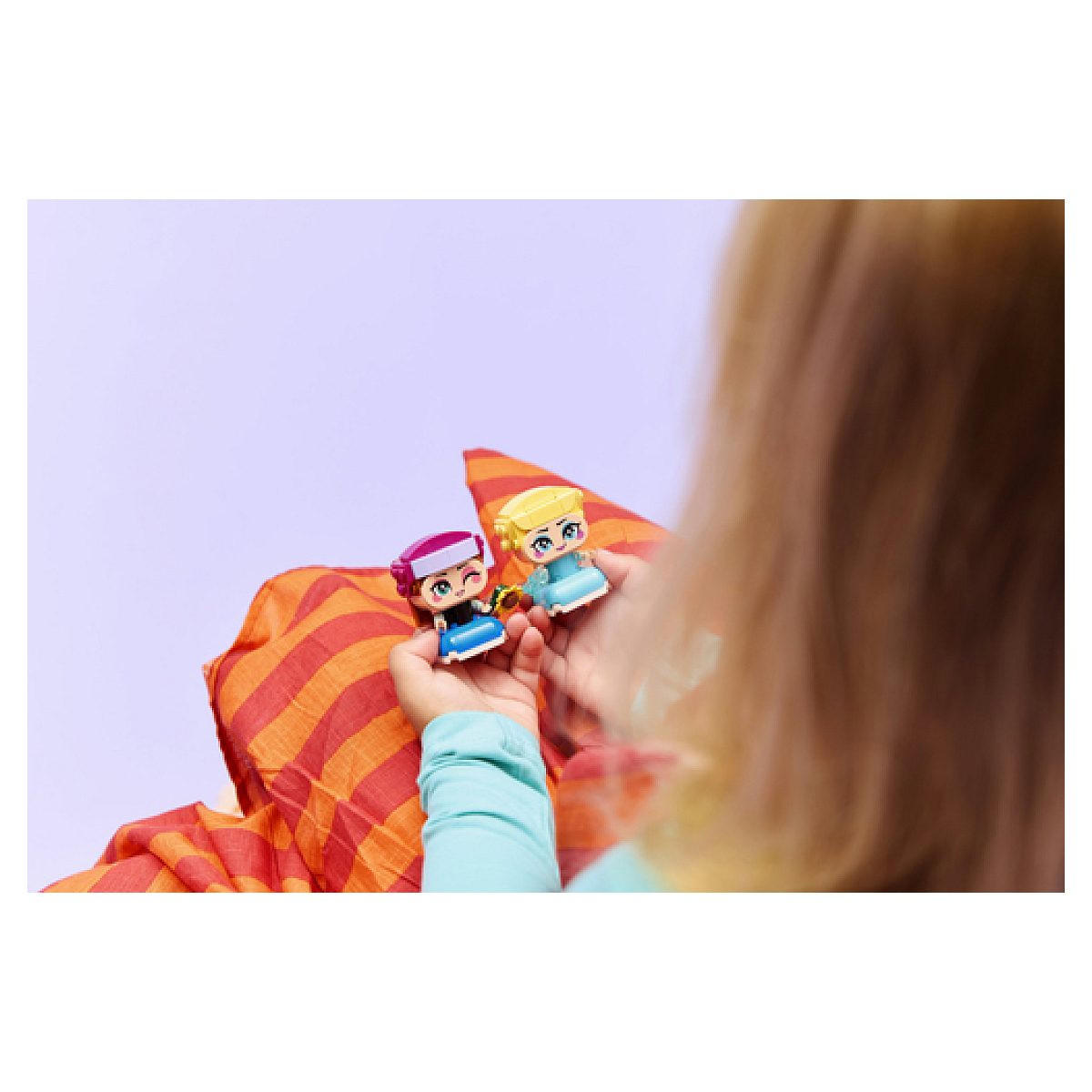 KLEMMBAUSTEINE Anna und Elsa Disney Prinzessinnen Miniaturen - Rot, Kunststoff (12.2/4.6/14.1cm) - Lego