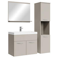 BADMÖBEL-SET Montreal 4 Teile Cashmere - 60 x 35 x 51 cm - Kaschmir, Holz (60/51/35cm) - Badplaats