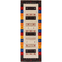 WOLLTEPPICH-LÄUFER Jamal Multicolor 80x250 cm - Multicolor, Textil (80/250cm) - benuta Nest